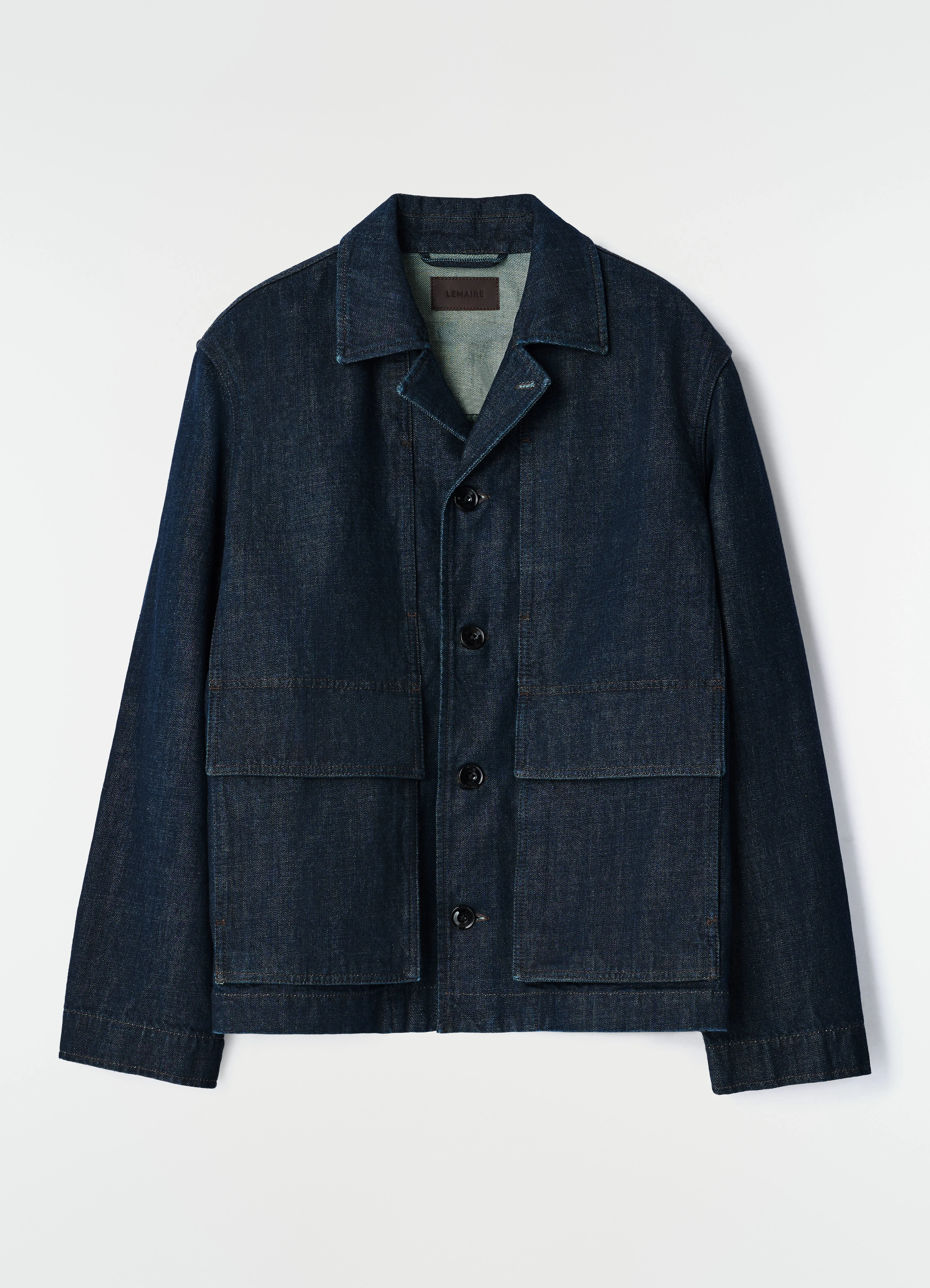 BOXY JACKET IN INDIGO DENIM - 1
