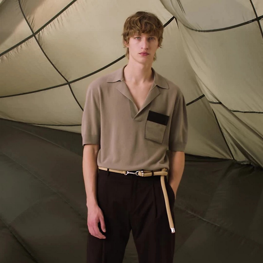 "Cuir & sellier" polo shirt - 2