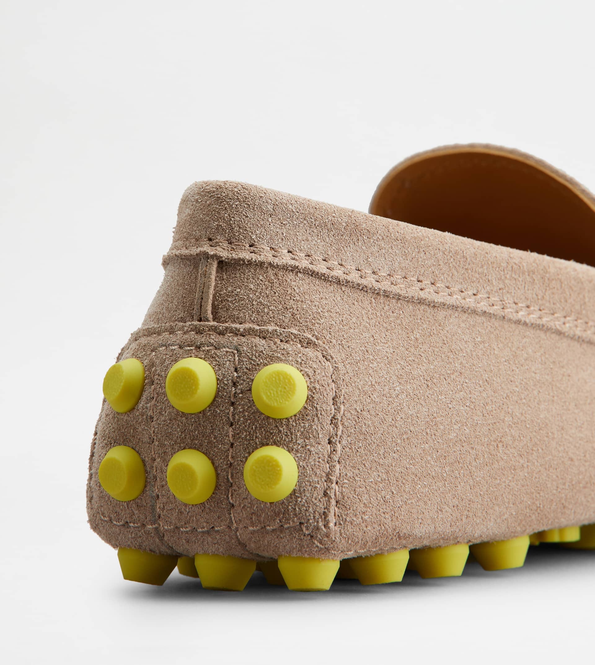 TOD'S GOMMINO BUBBLE IN SUEDE - YELLOW, PINK - 5