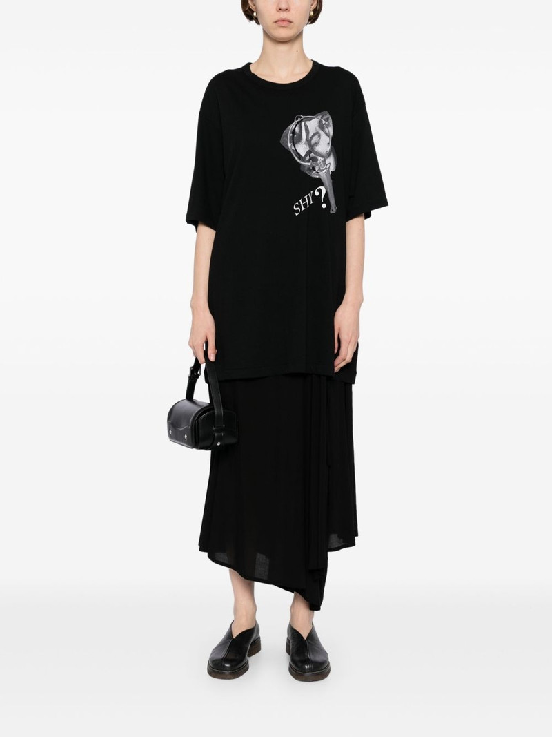 Yohji Yamamoto cotton jersey T-shirt outlook