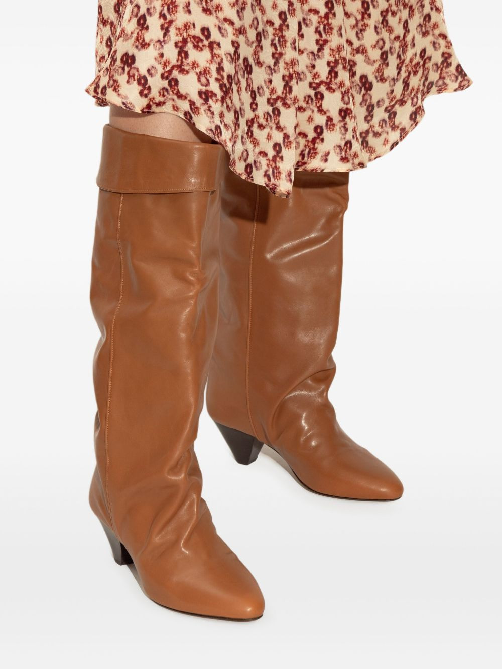 65mm Elita leather knee-high boots - 4