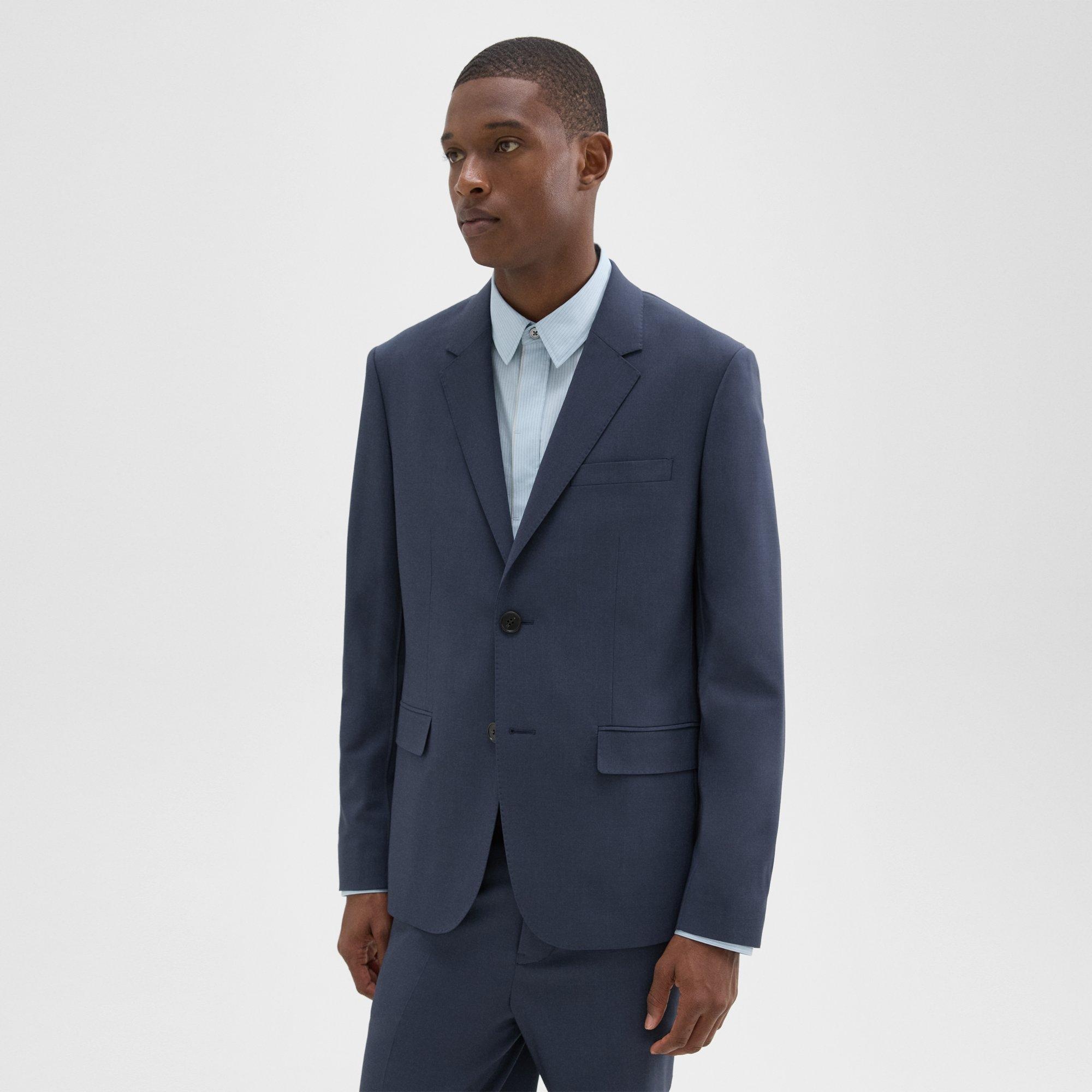 Virgin Wool Two-Button Blazer - 3