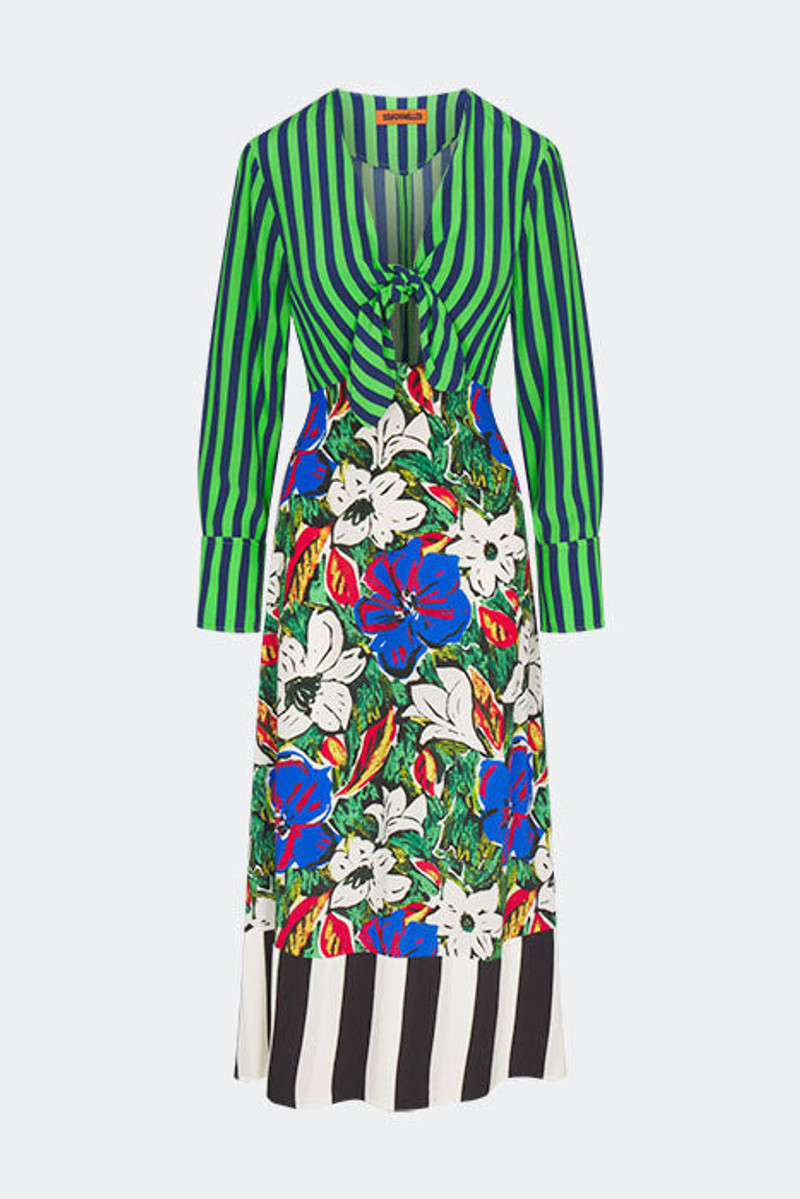 SIMONMILLER Zelene Maxi Dress In Tropical Floral Print Combo outlook