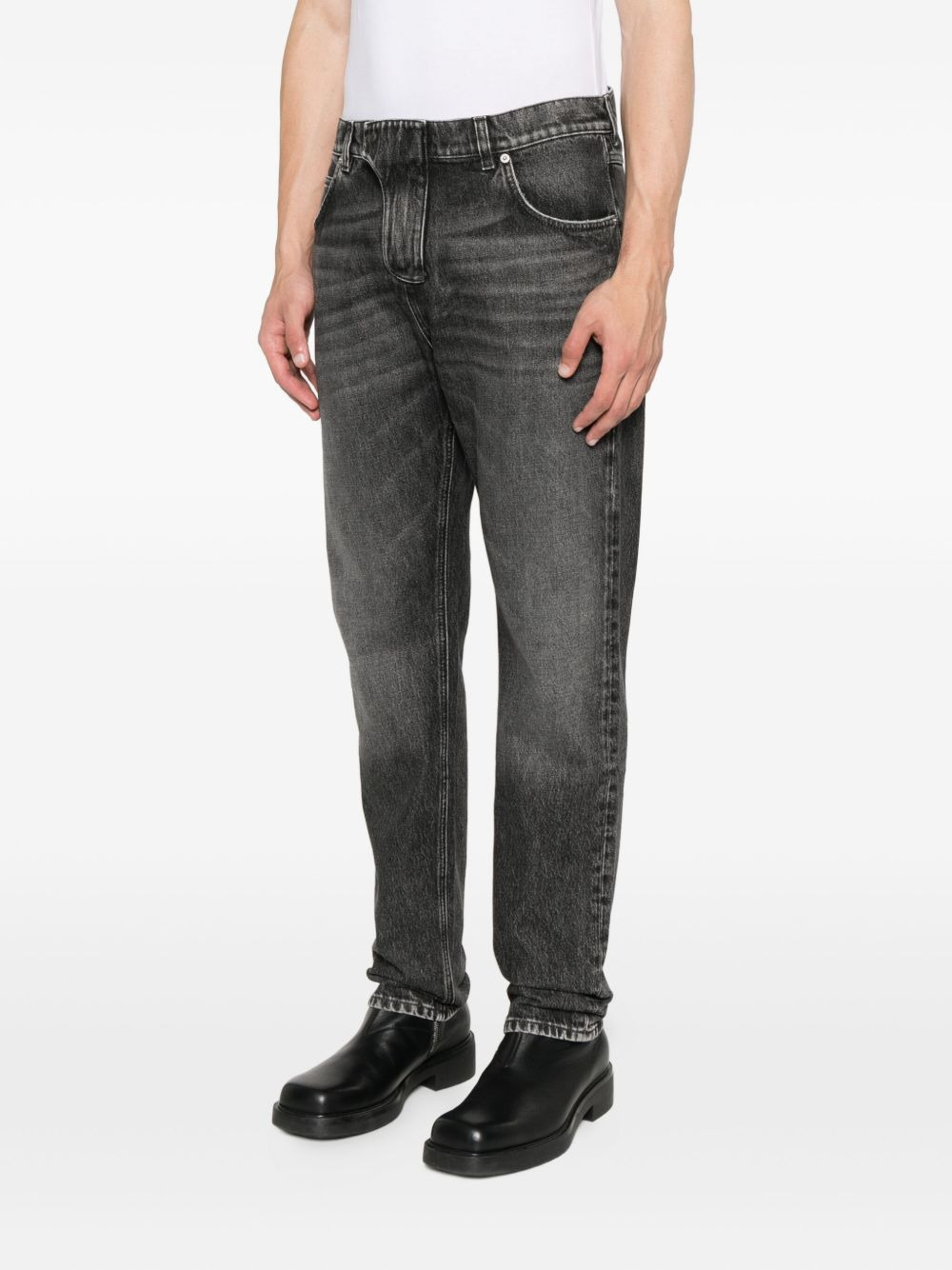 logo-patch jeans - 3