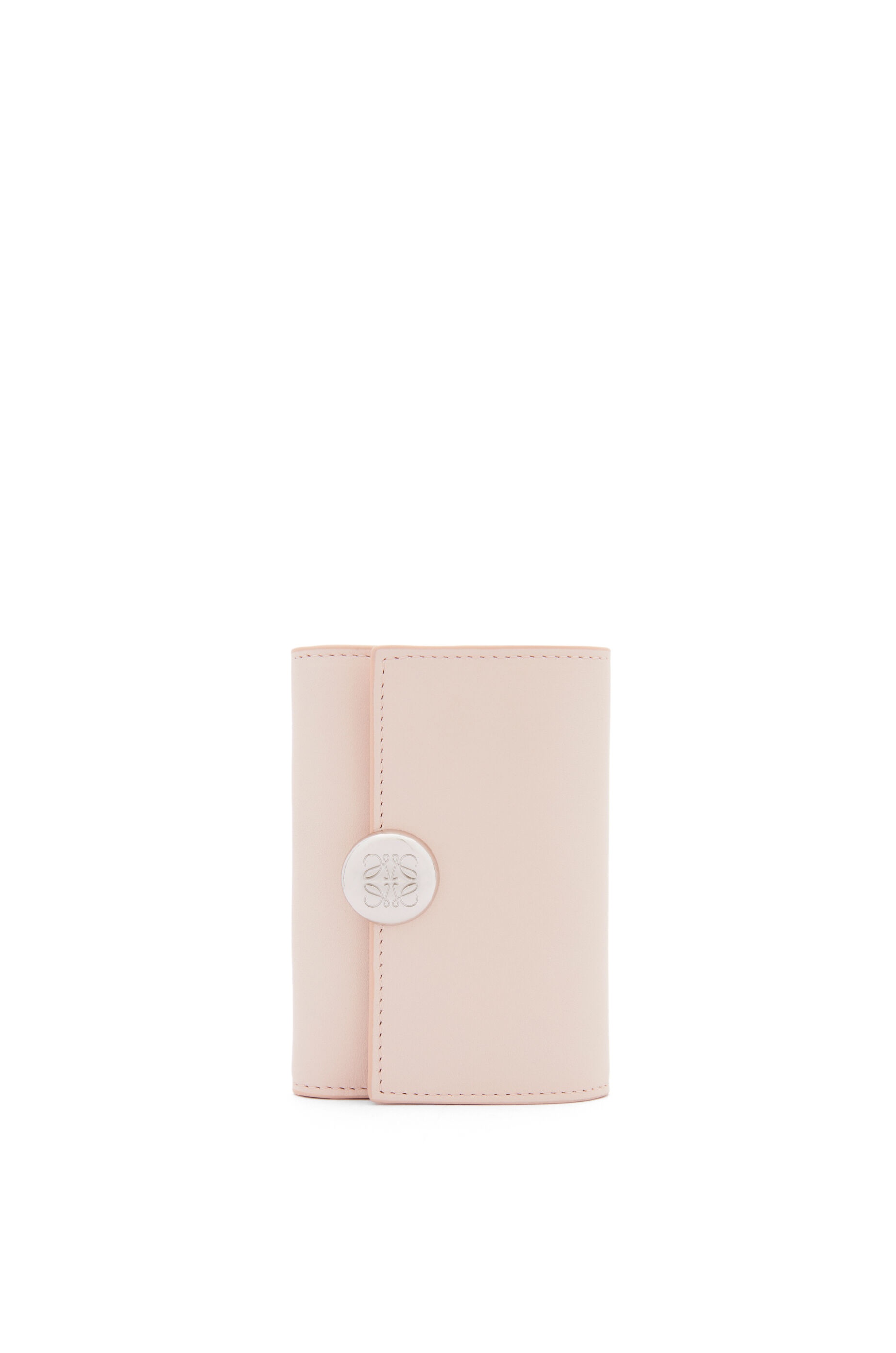 Pebble small vertical wallet in shiny nappa calfskin - 1