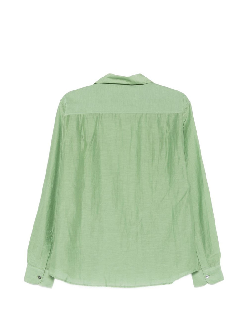 baziszt flower-embroidered shirt outlook