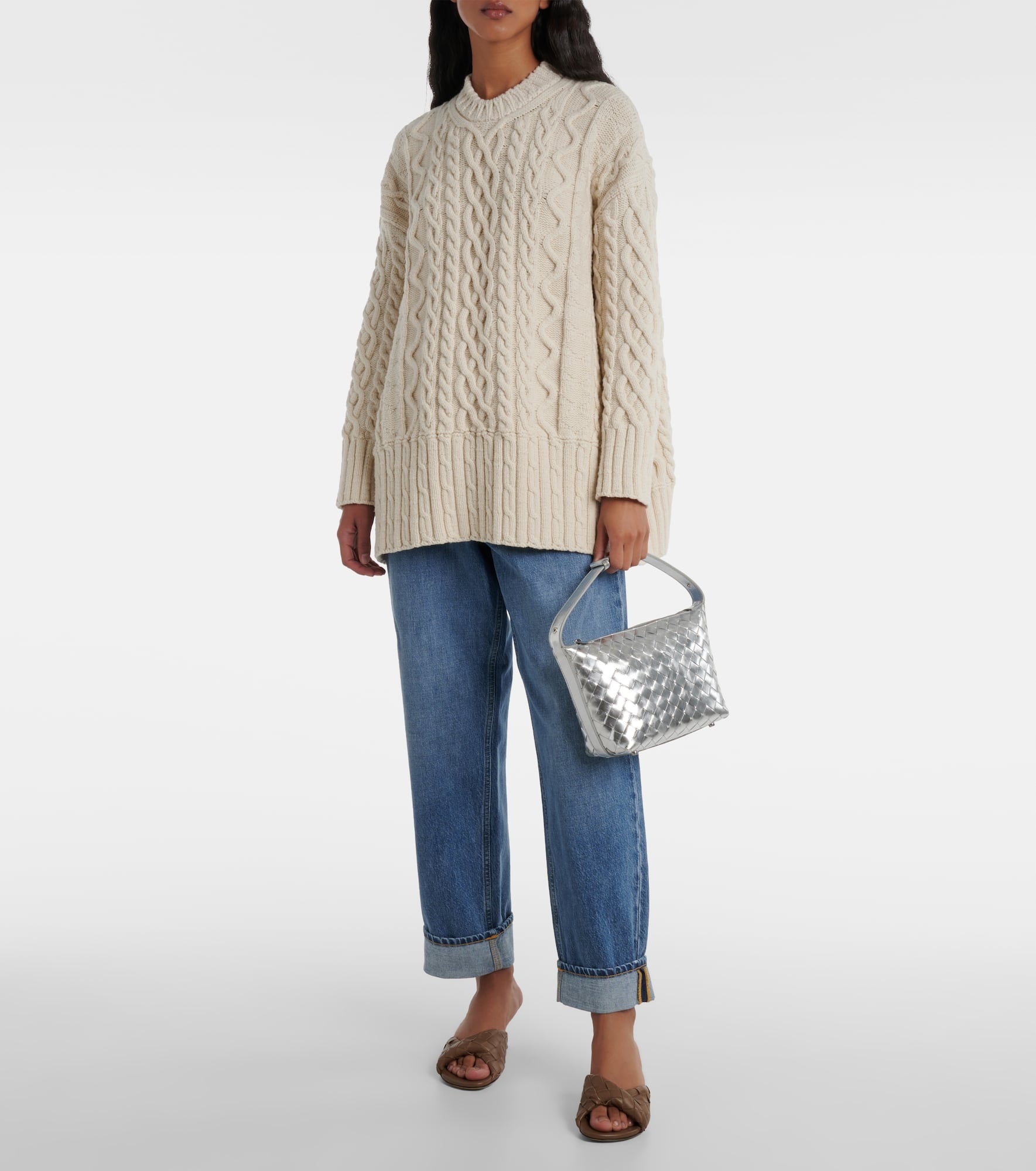 Wallace Intrecciato leather shoulder bag - 5
