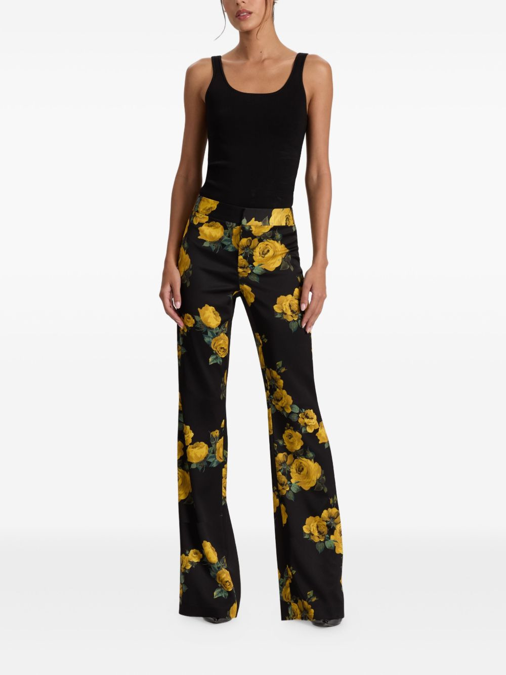 Livi rose-print trousers - 2