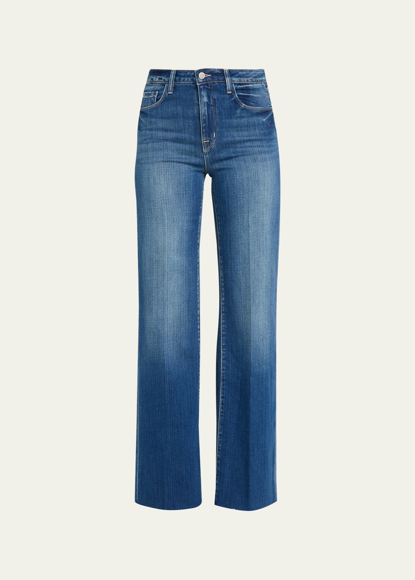 Scottie High Rise Wide-Leg Jeans - 1