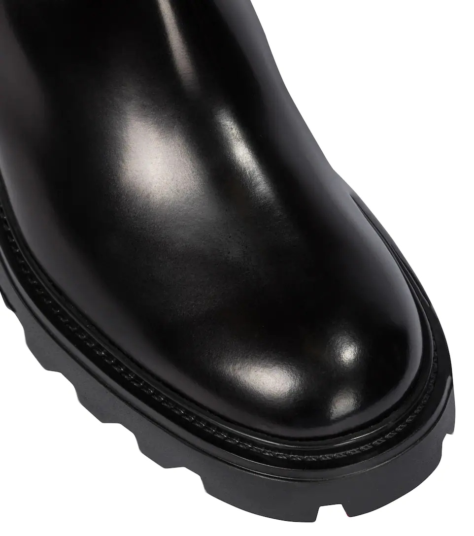 Patent leather Chelsea boots - 6
