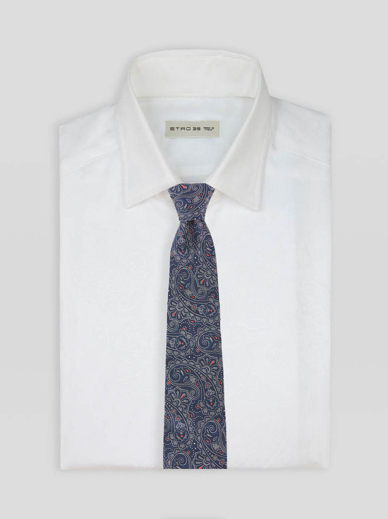 Etro SILK PAISLEY JACQUARD TIE outlook