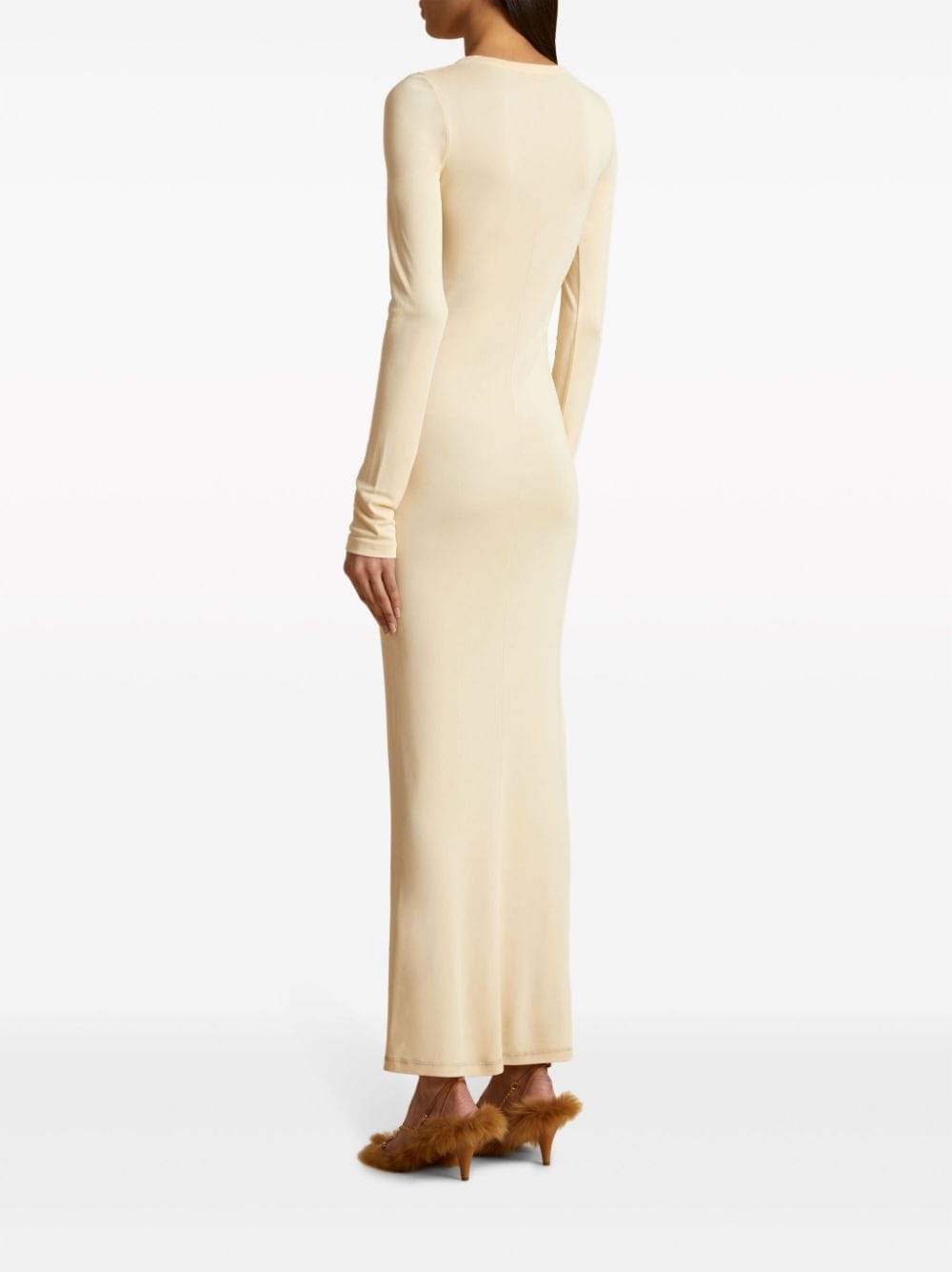 Bayra long-sleeve maxi dress - 4