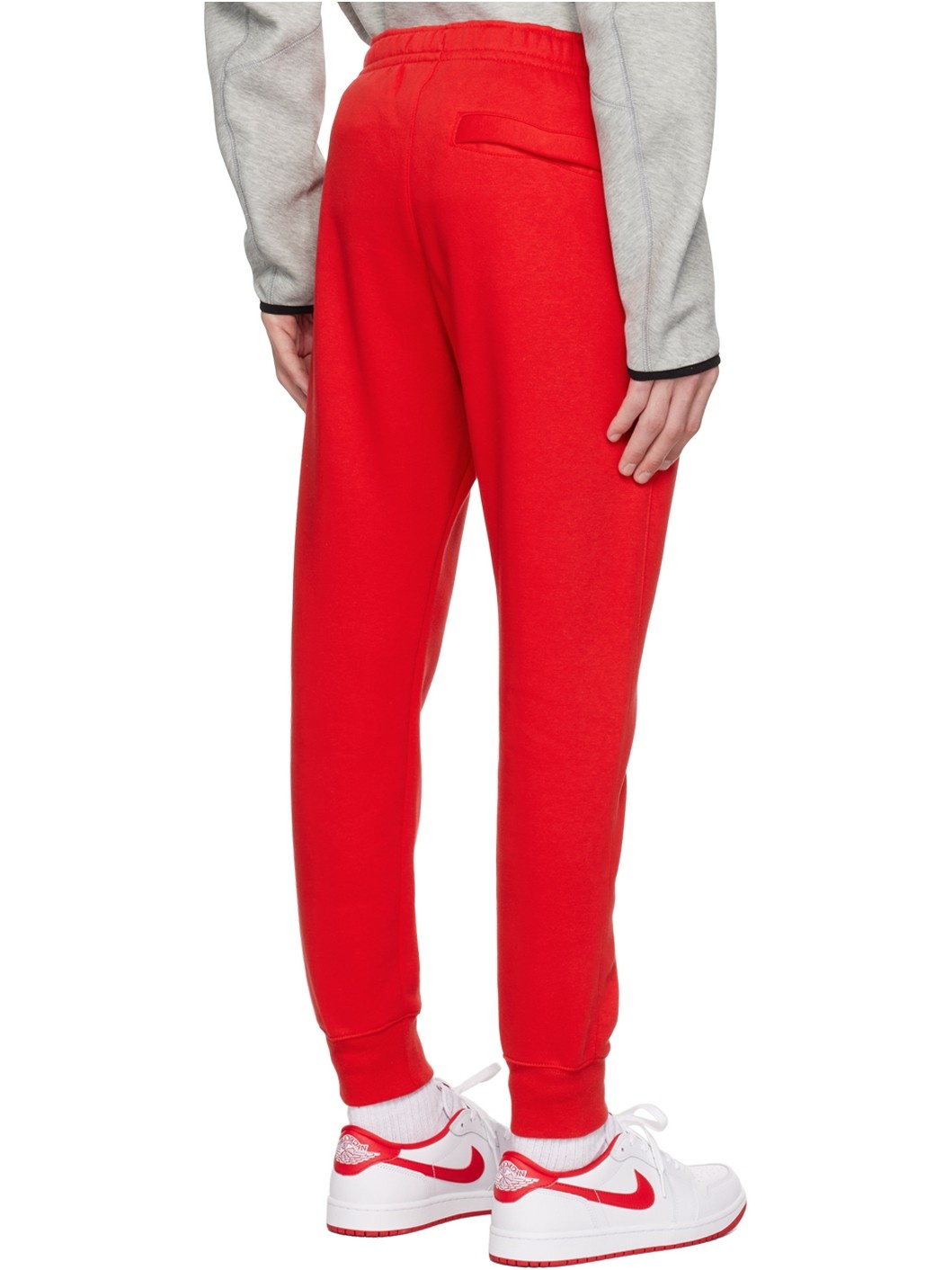 Red Embroidered Sweatpants - 3