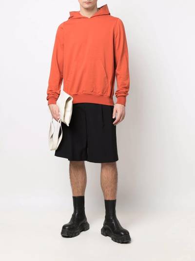 Rick Owens DRKSHDW rear-drawstring hoodie outlook