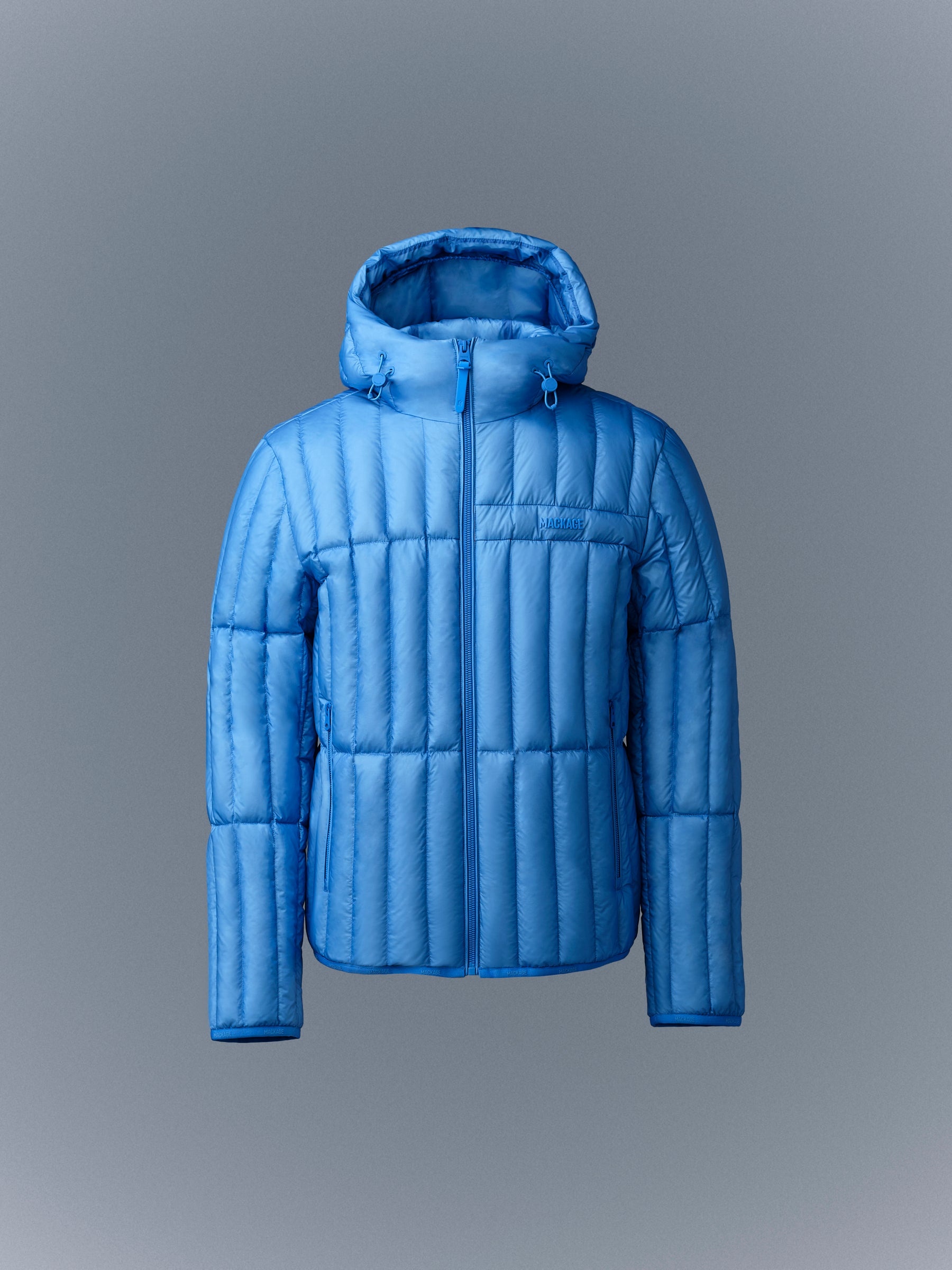 PETER Translucent ripstop light down jacket with hood - 1
