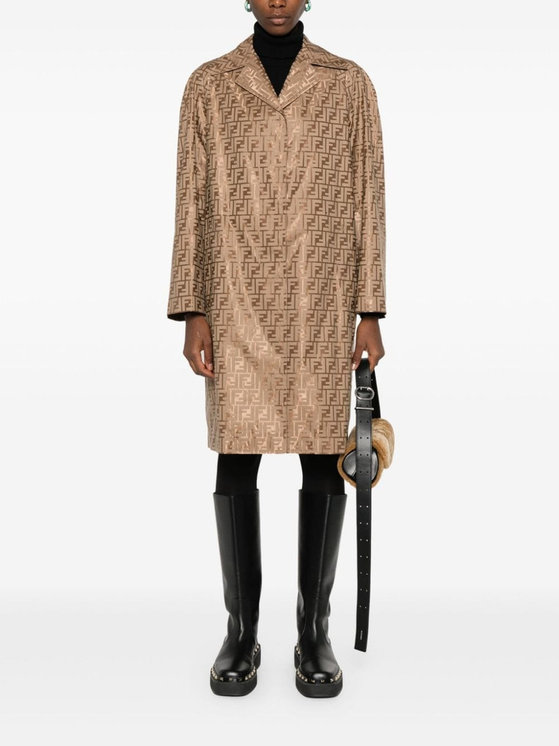FENDI FF-printed coat outlook