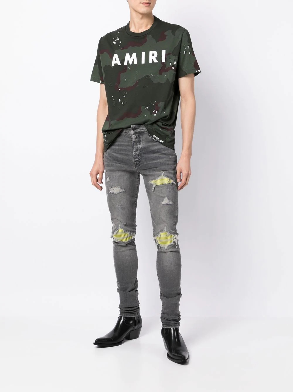 camouflage-print logo T-shirt - 2