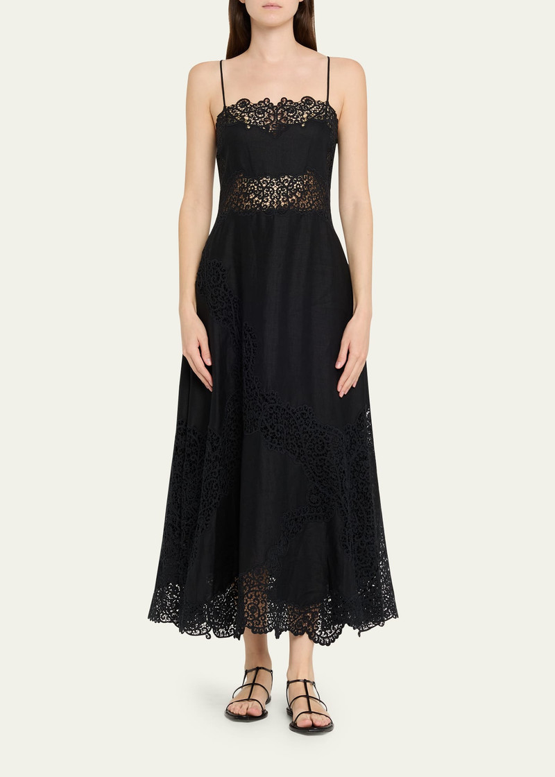 ULLA JOHNSON Evangeline Cami Long Dress outlook