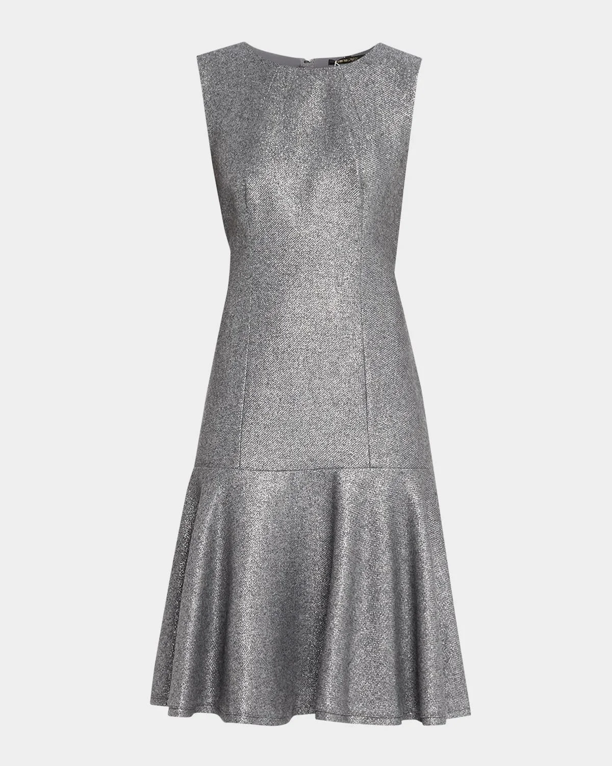 Brett Metallic Flounce Dress - 1