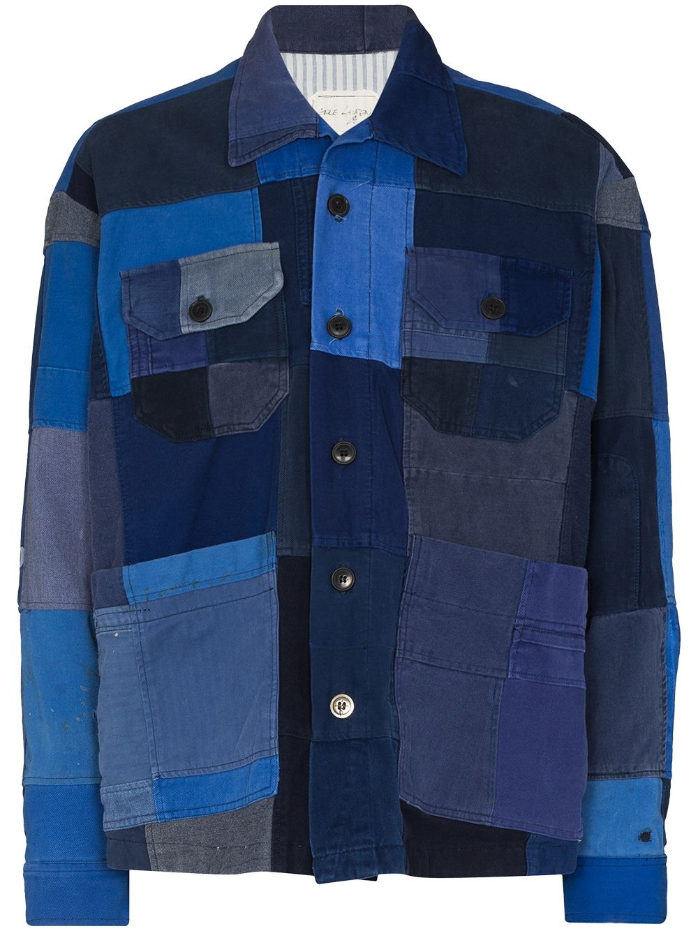 French Artist patchwork jacket - 1