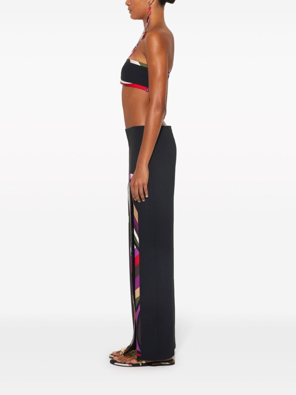 Iride-trim maxi skirt - 3