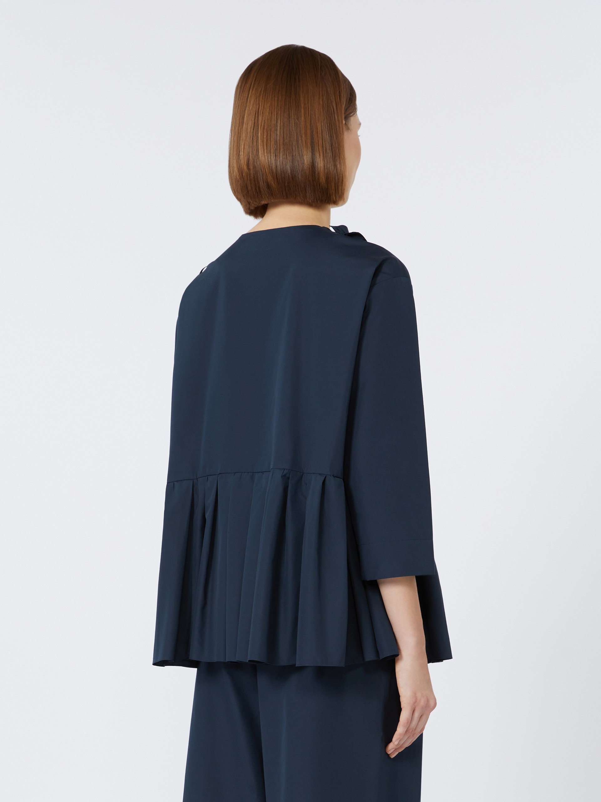 MUSA Flounce-detail washed cotton shirt - 4