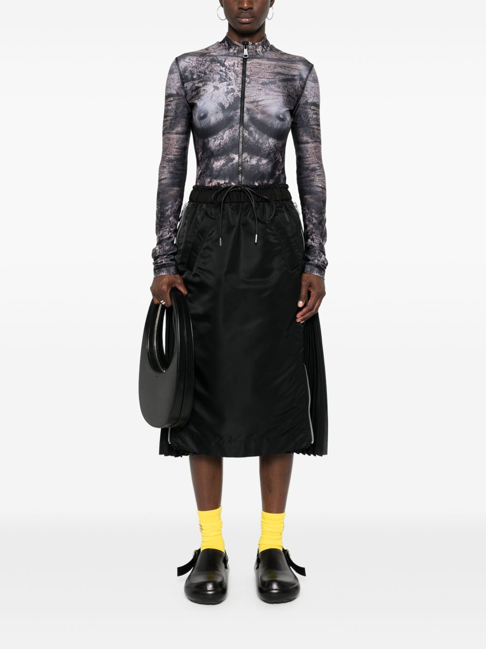 Sacai Women Twill Skirt - 5