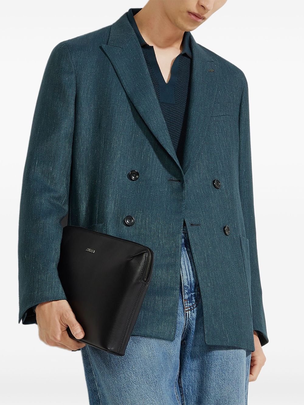 double-breasted blazer - 5