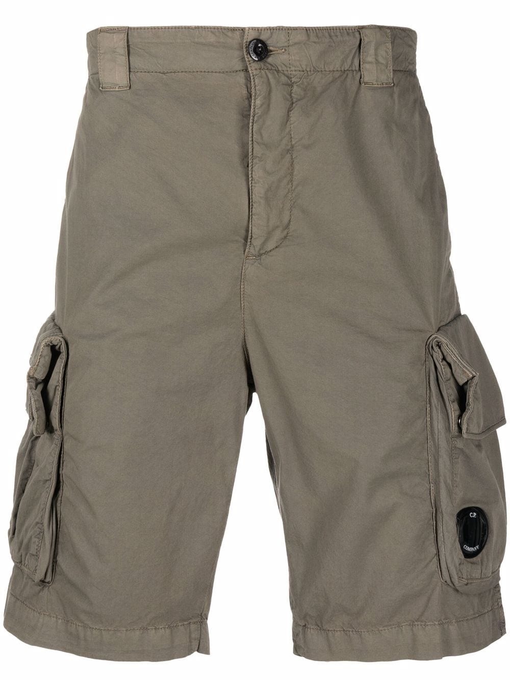 multi-pocket cotton cargo shorts - 1