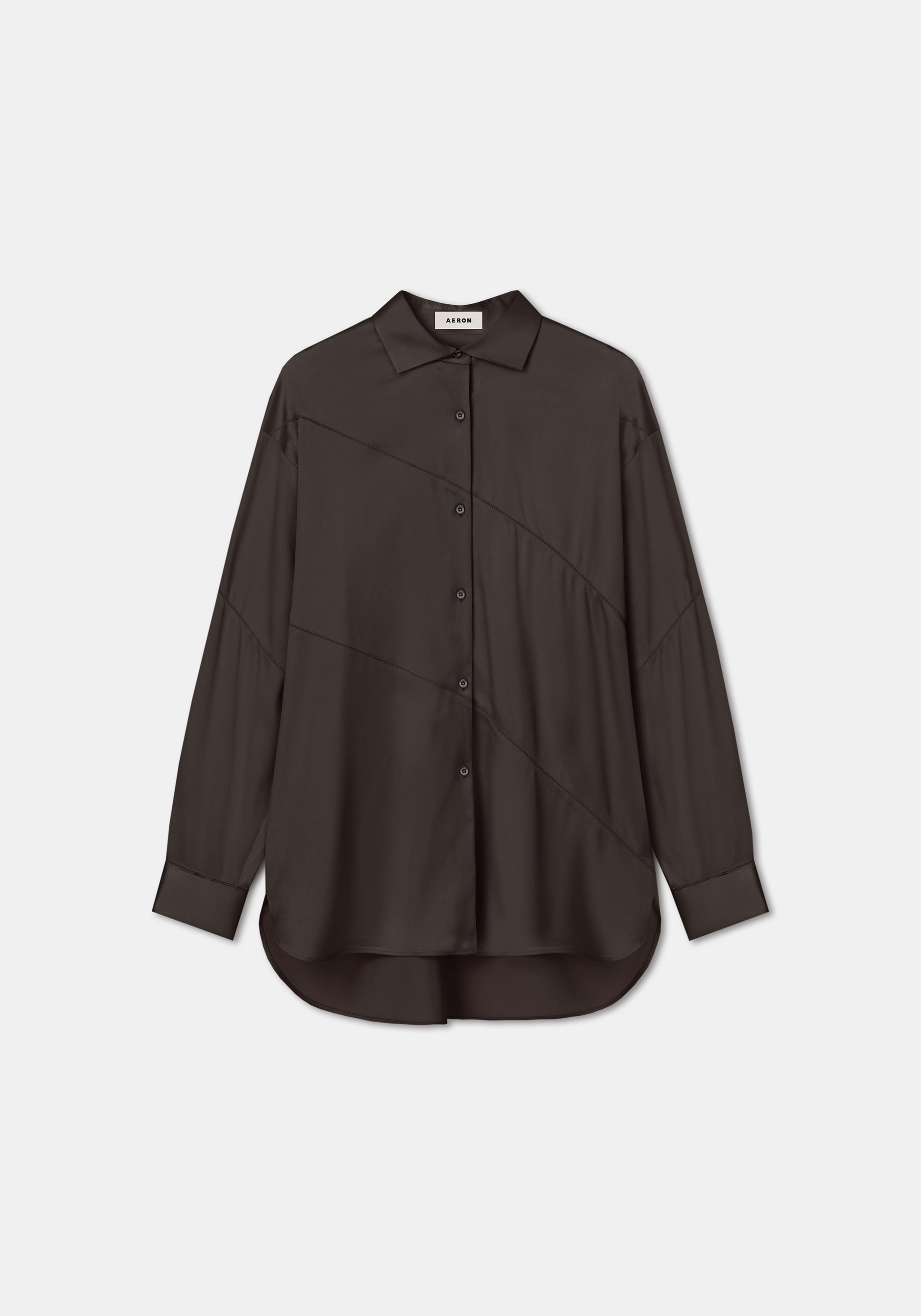 ABIGAIL
Oversized satin shirt - 1