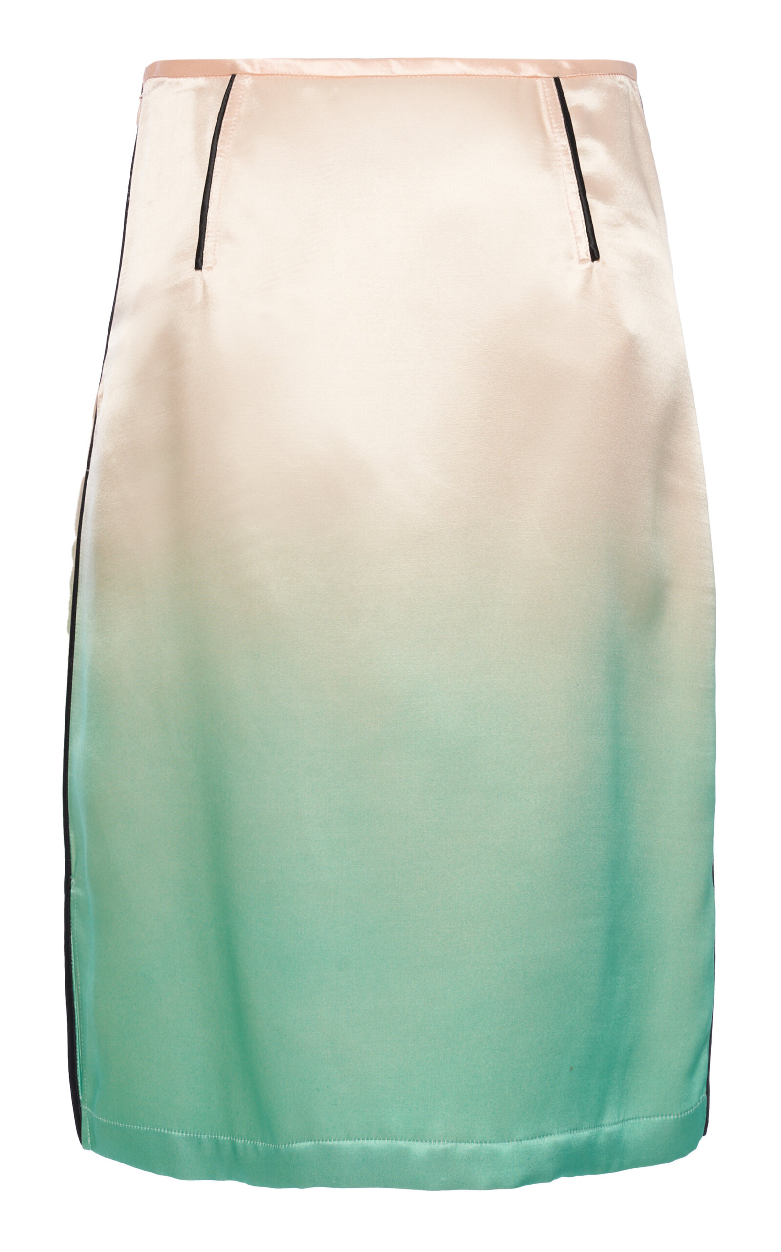 Ombré Satin Midi Skirt pink - 3