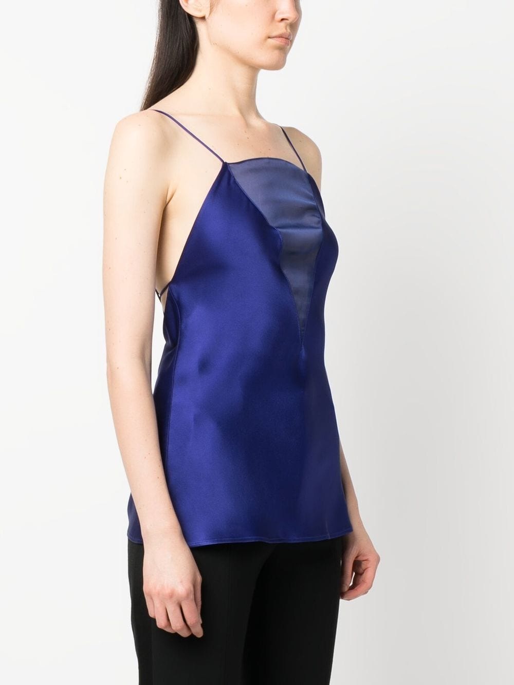 open-back tie-waist top - 3