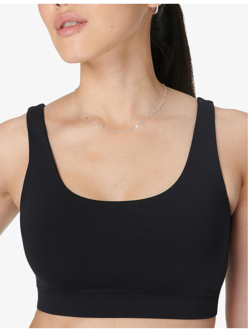 All Day Scoop-Neck Stretch-Woven Bralette 3