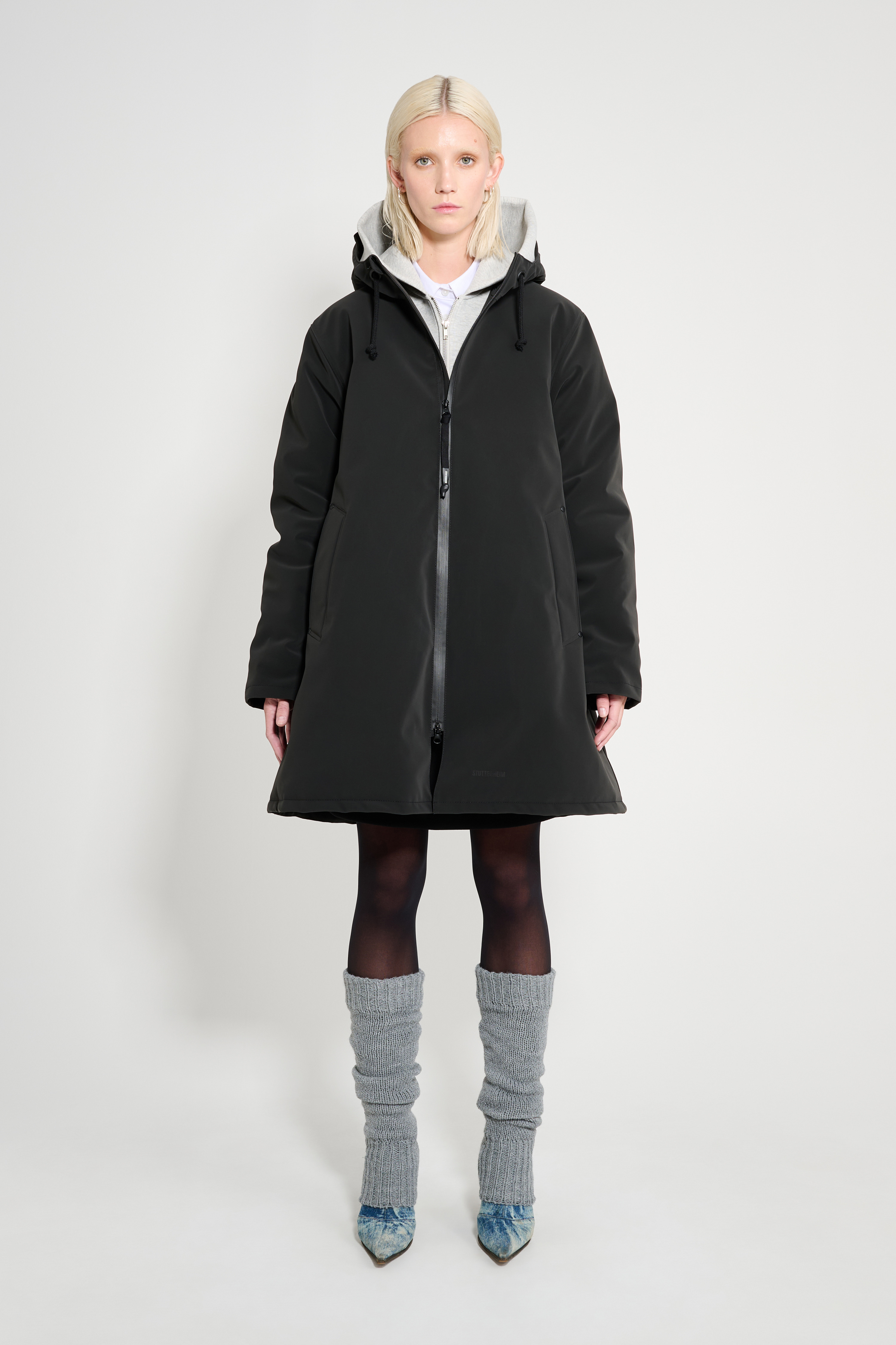 Mosebacke Matte Winter Coat Black - 2