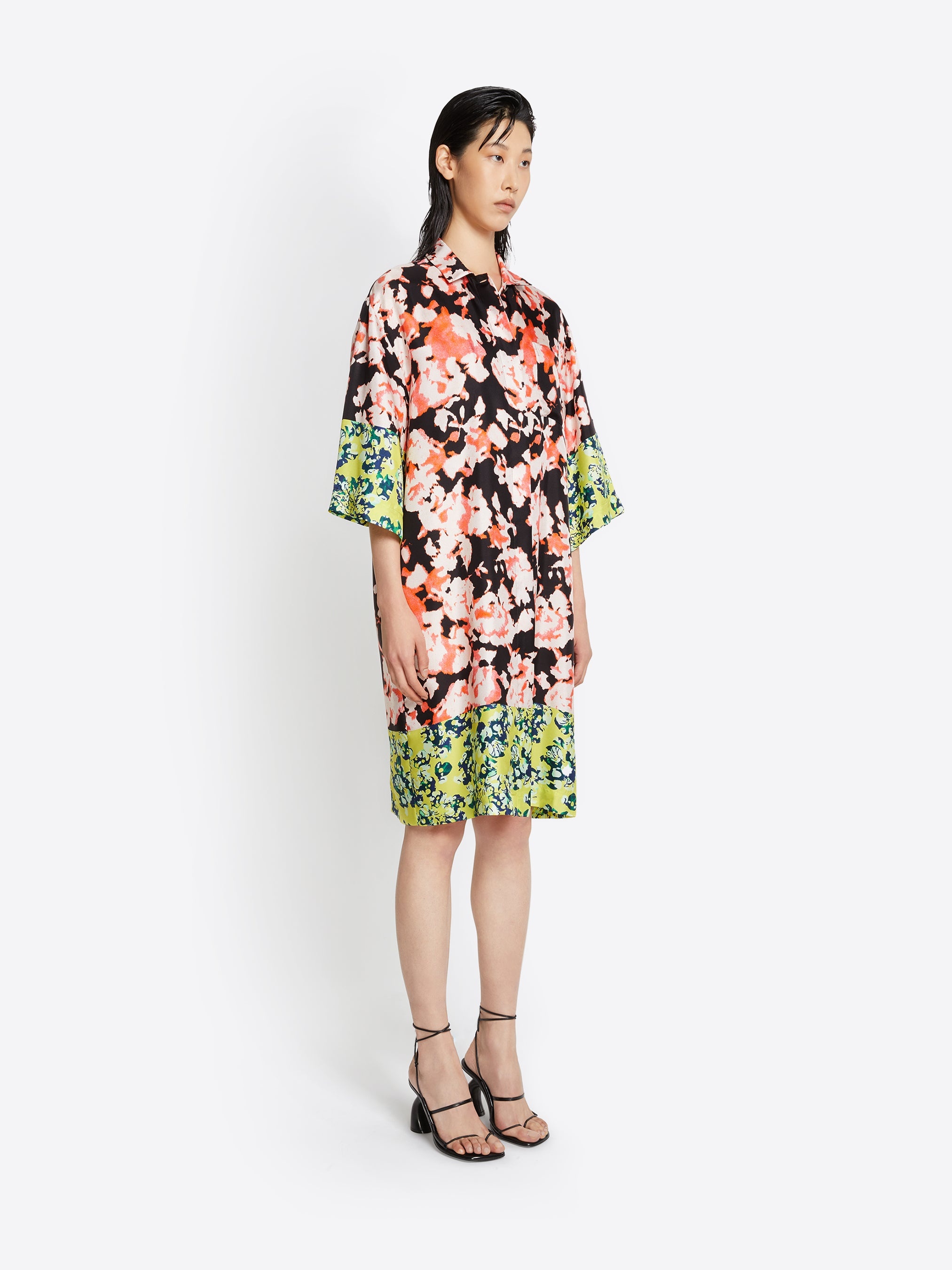 SILK SHIRT DRESS - 3