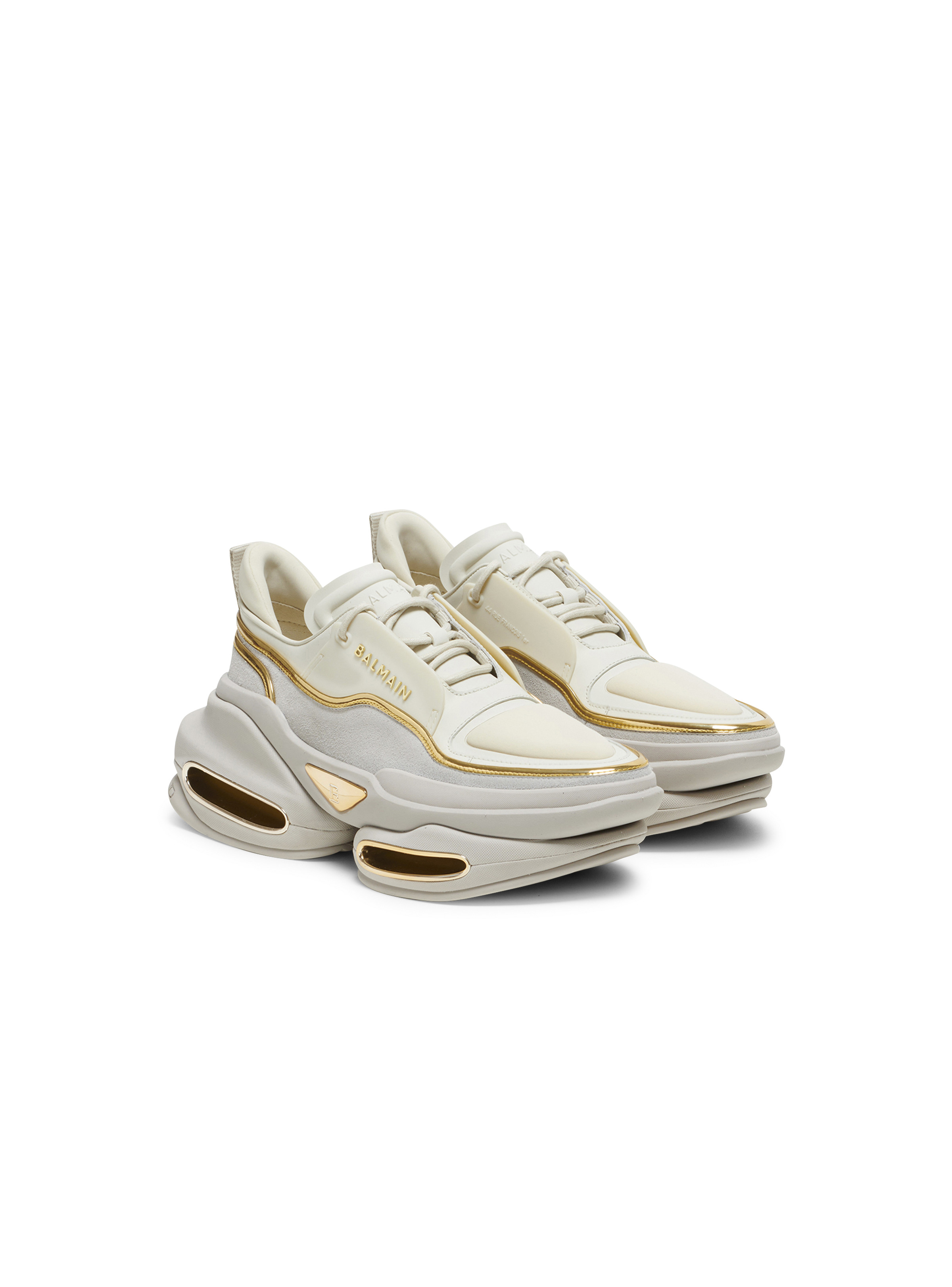 B-Bold trainers in leather and suede - 2