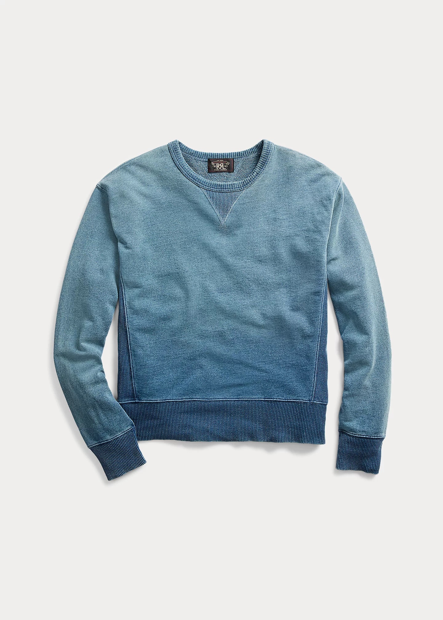 Indigo French Terry Sweatshirt - 1