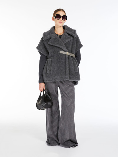 Max Mara ABAVO2 Cape in Teddy mélange fabric outlook