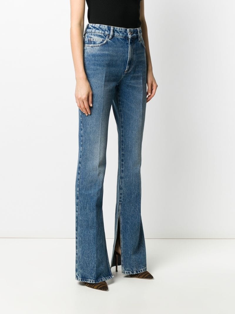 high-waisted bootcut jeans - 3