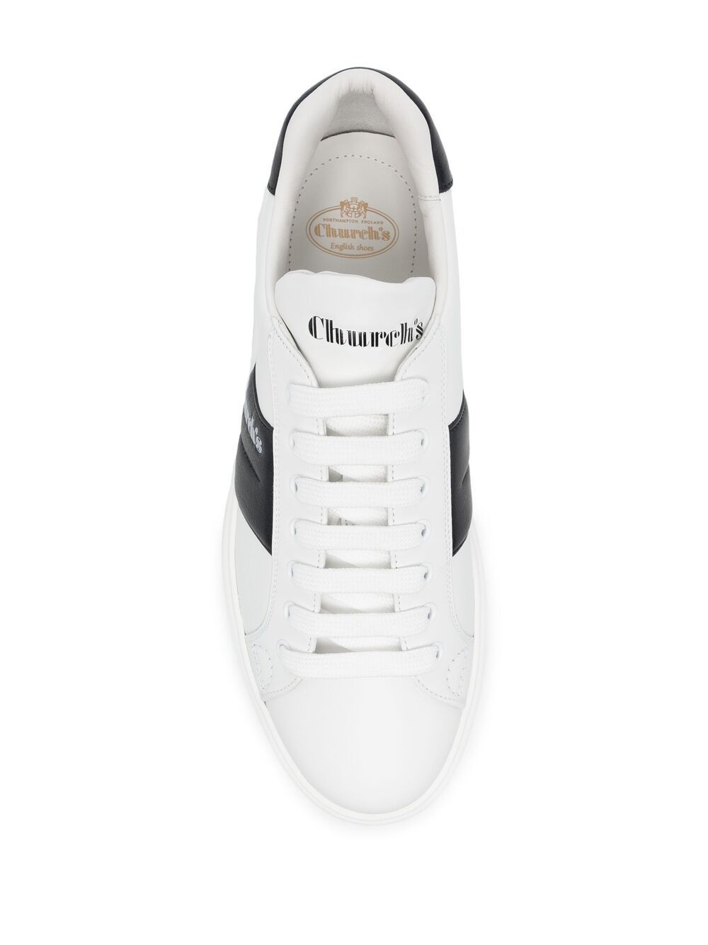 logo-print lace-up sneakers - 4