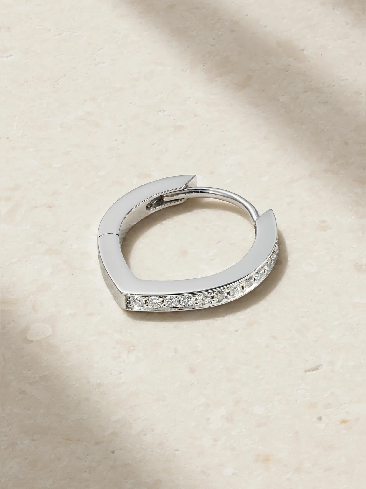 Antifer 18-karat White Gold Diamond Single Earring - 1