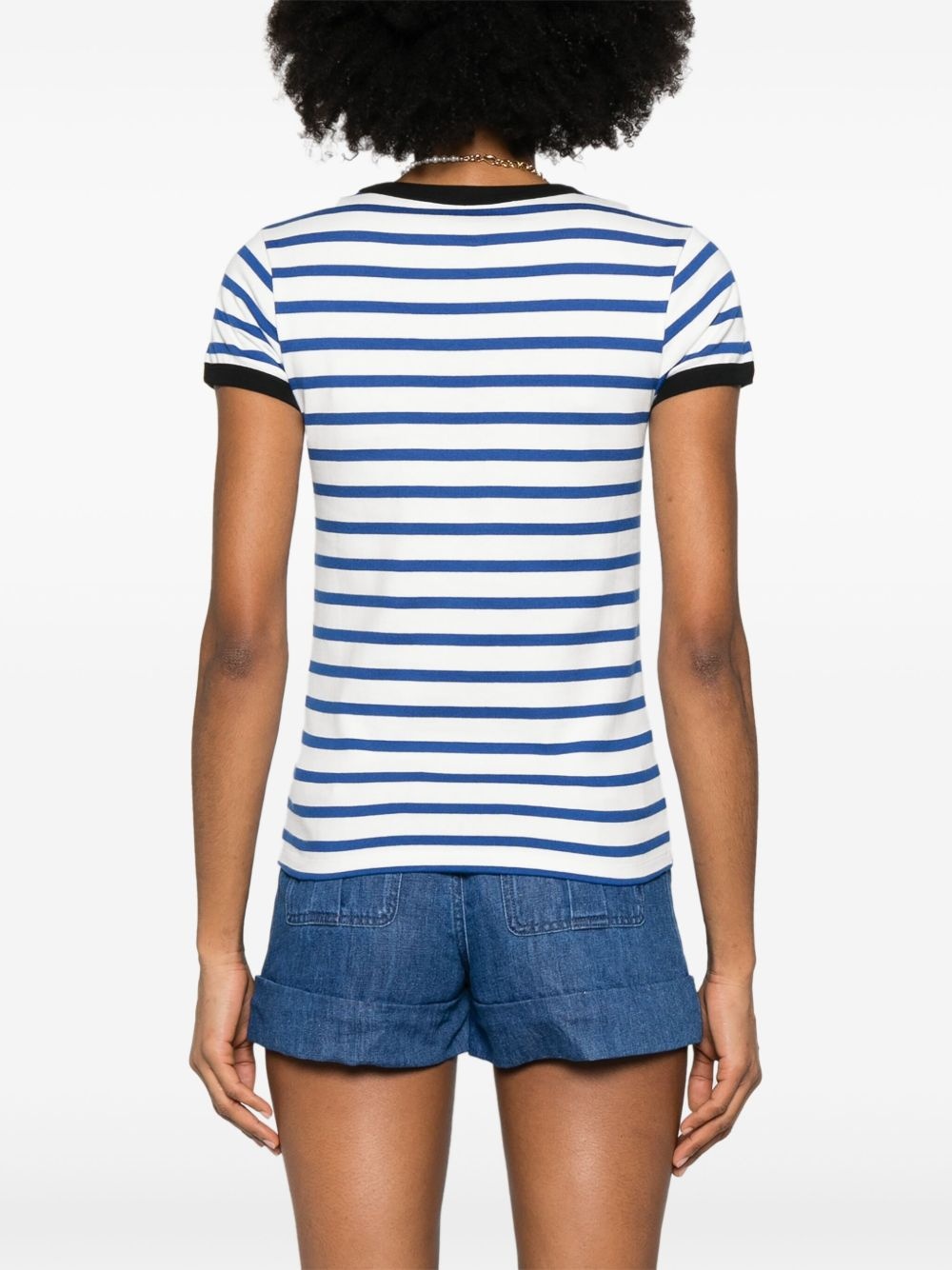 striped T-shirt - 4