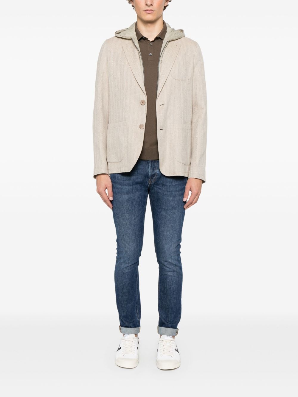 Herno layered-design blazer | REVERSIBLE