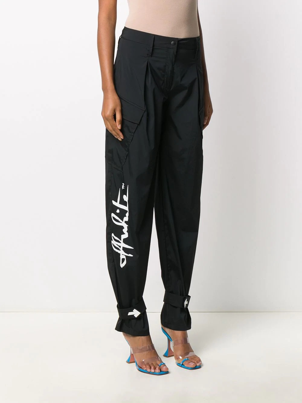 logo-print track pants - 3