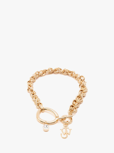 JW Anderson OVERSIZED LINK CHAIN CHOKER WITH CRYSTAL outlook