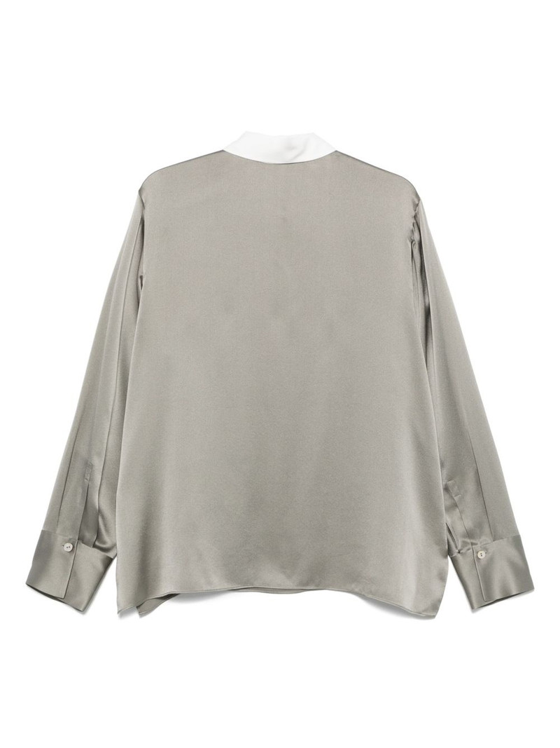 Vince silk satin top outlook
