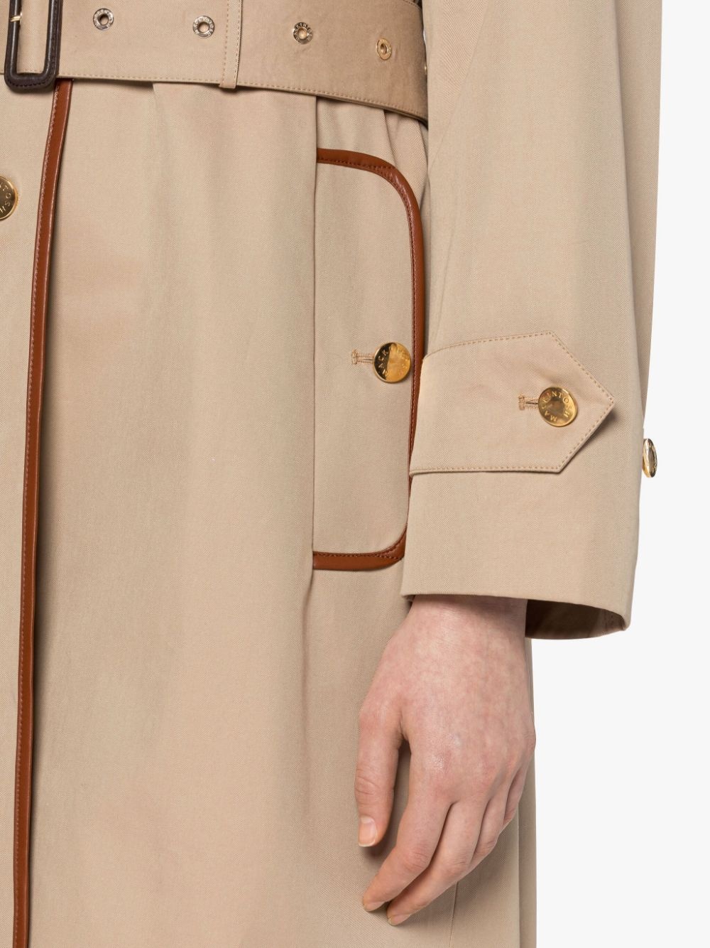 CARDOW HONEY COTTON GABARDINE OVERSIZED TRENCH COAT | LM-1089FB - 6