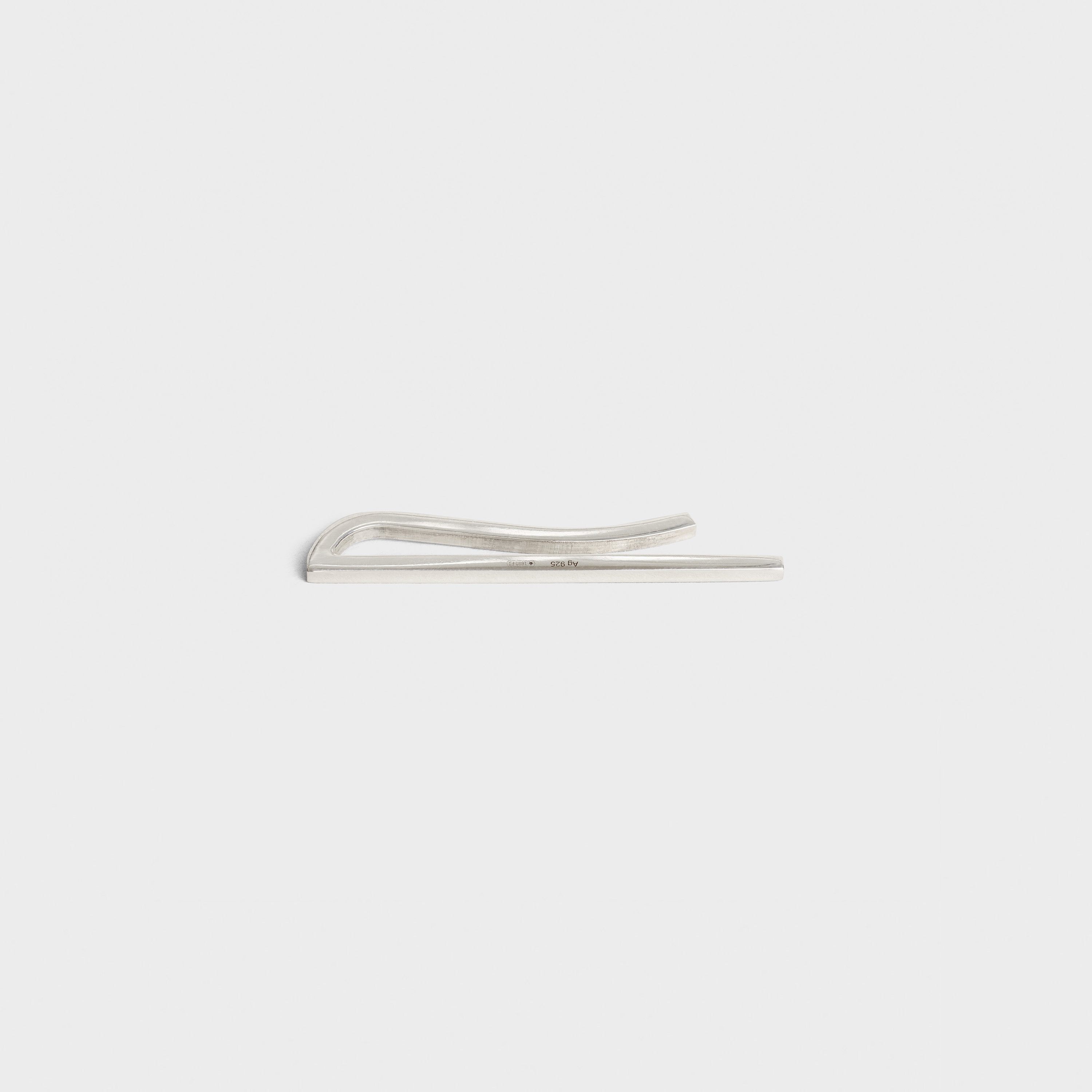 Aiguise Thin Tie Pin in Sterling Silver - 1