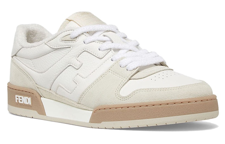 FENDI Match Low Top Suede 'White' 7E1493AHH2F1FHS - 3