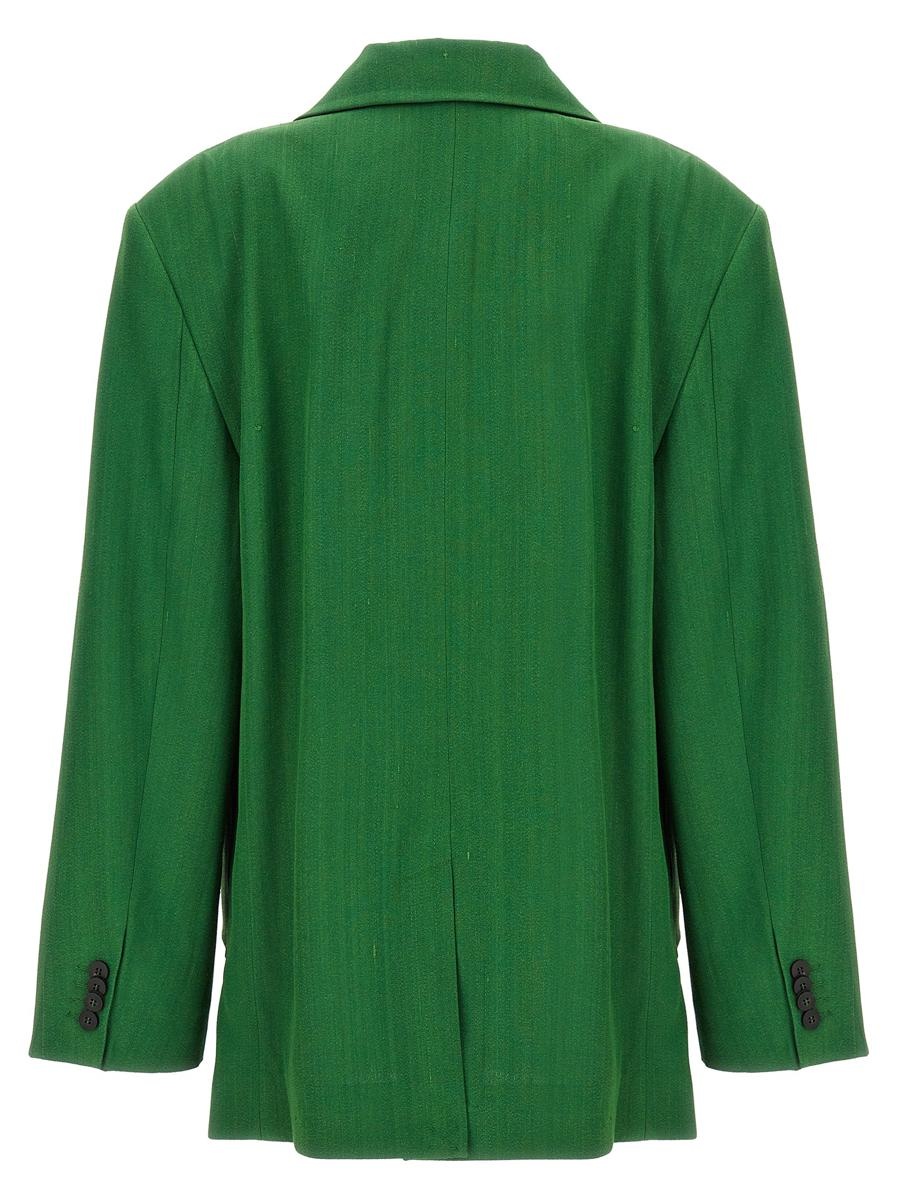ジャケット JACQUEMUS 'La veste Titolo' blazer Green 24E241JA0541547 La Veste Titolo oversized blazer in green - Jacquemus